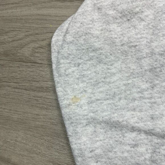 Vintage Sweatshirt Mens Extra Large Gray Riders 90s Black Fleece - Picture 3 of 11